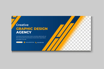 agency social media cover design template,facebook  cover
