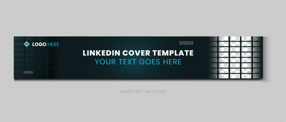 social media linkedin cover background template