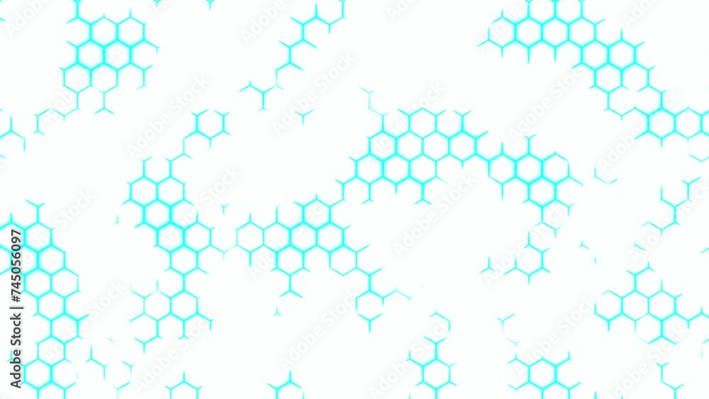 Poster abstract background with hexagon shapes. design. fragment of plastic honeycomb imitation.