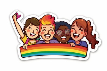 LGBTQ Pride genderflow. Rainbow representation colorful impressionistic diversity Flag. Gradient motley colored lgbtqi LGBT rights parade festival lgbtq+ representation diverse gender illustration