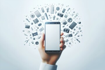 Today's use of smartphones is connected to many devices and technologies. Easy with the touch of your fingertips