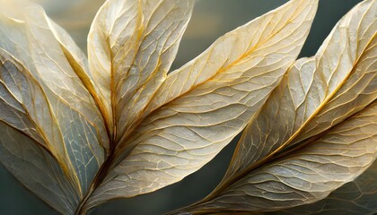 Beige transparent leaves with natural texture as natural، Nature abstract of flower petals. - obrazy, fototapety, plakaty