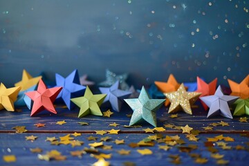 Star-Studded Celebration A Colorful Tribute to the Monthly Star Events Generative AI