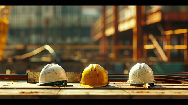 Hard Hat Heroes A Construction Crew's Monthly Meeting Generative AI