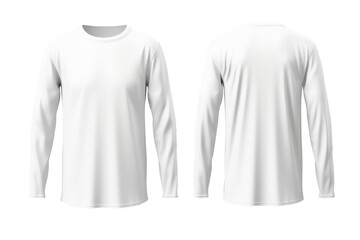 color shirt isolated on white