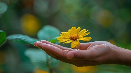 Capture the transformative moment when a simple act of kindness generates a wave of unexpected emotions and connections