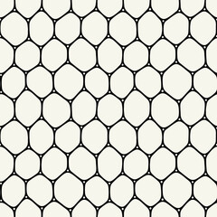 Vector seamless pattern. Creative smooth background. Decorative simple hand drawn design.