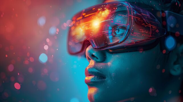 Convey the excitement of technological innovation, where breakthroughs inspire awe and reshape our future