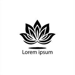 a yoga logo on whit backgrund