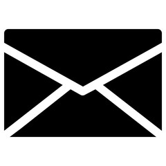 email icon, simple vector design