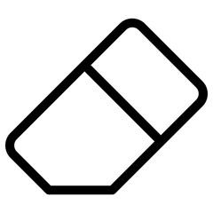 erase icon, simple vector design