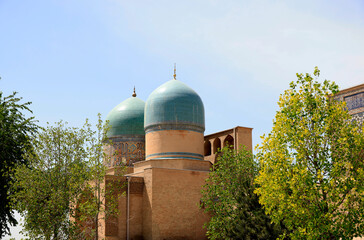 Fototapeta na wymiar Dorut Tilovat Complex in Shahrisabz, Uzbekistan
