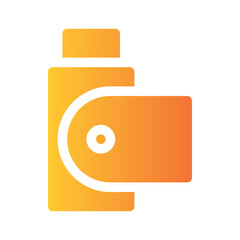 flash disk flat gradient icon