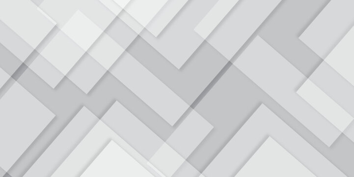  Abstract elegant background white and gray squares texture. Abstract white and grey geometric overlapping square pattern abstract futuristic background design. data concept. vector illustration. © Saiful