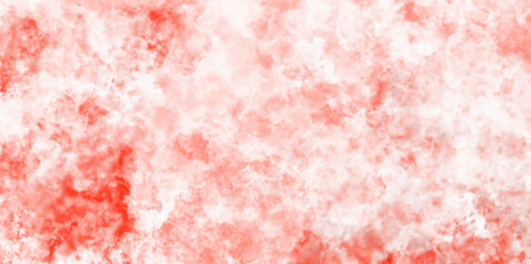 Abstract red and white background with space and watercolor design in illustration. Rough textured surface of natural polished stone. Background or backdrop. Design blank watercolor backgrounds.
