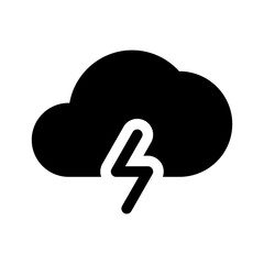 cloud glyph icon