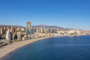 Naklejka premium Benidorm, Spain -January 8 2024 