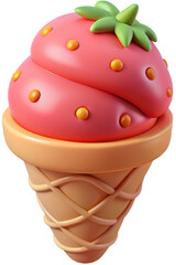 strawberry ice cream