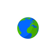 Globe icon isolated on transparent background