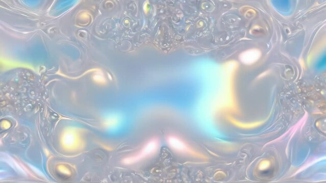 Pearlescent liquid background