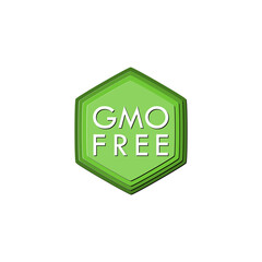 GMO free icon isolated on transparent background