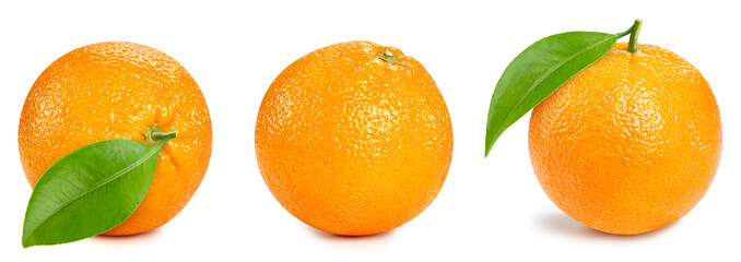 Fresh organic orange isolated - 745093494