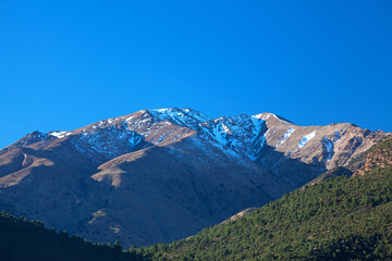 The High Atlas Mountains in Morocco
