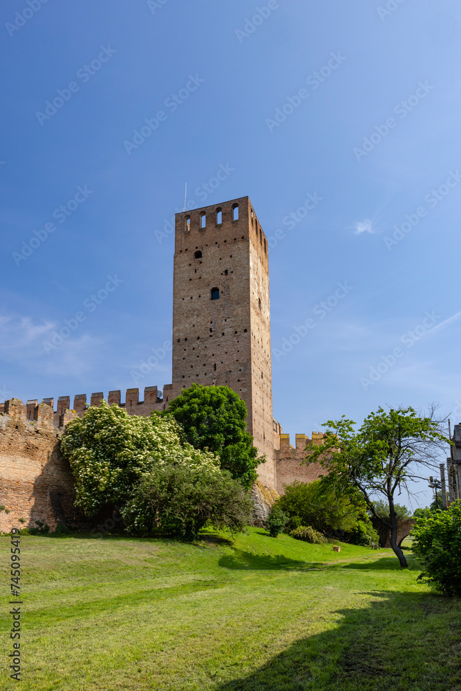 Wall mural Ancient walls of Montagnana, Padova province, Veneto, Italy