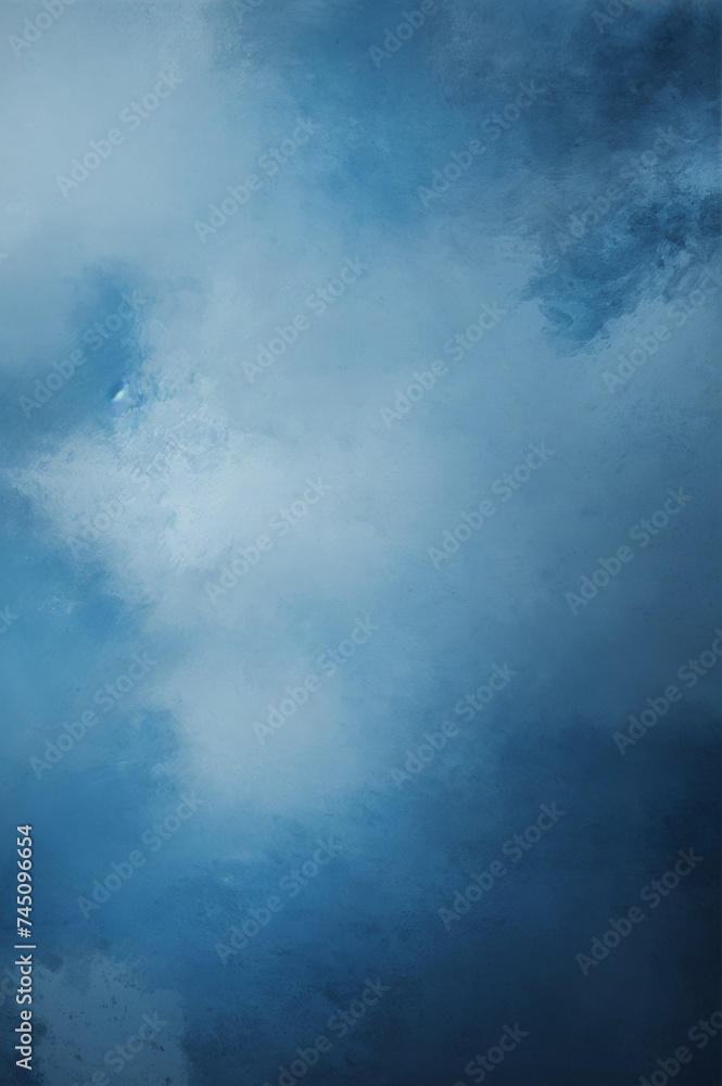 Poster abstract blue texture background with soft cloud design and white hints