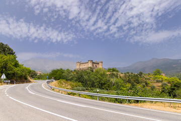 Mombeltran castle (Castillo de Mombeltran), Province of Avila, Castilla y Leon, Spain