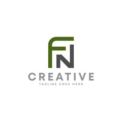Creative Letter FN logo design