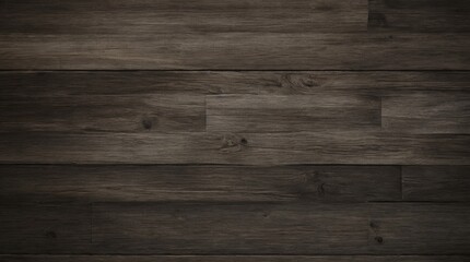 Antique dark wooden planks revealing grain texture and knots 
