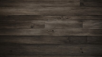 Fototapeta premium Antique dark wooden planks revealing grain texture and knots 