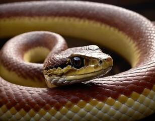 Obraz premium close up of a snake, snake in high quality