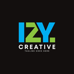 Creative Letter IZY logo design