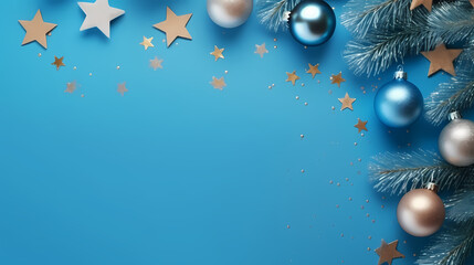 Christmas background, copy space, happy new year concept