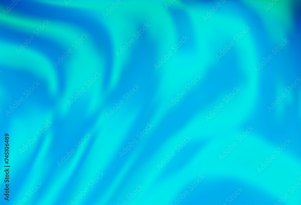 Poster light blue vector pattern with bubble shapes.
