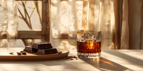 Cozy Afternoon Whisky and Chocolate Indulgence