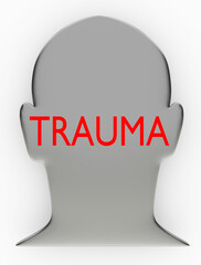 Trauma - psychological concept - 745109256