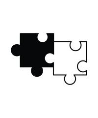 Fototapeta premium puzzle icon, vector best flat icon.