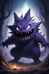 dragon in the night