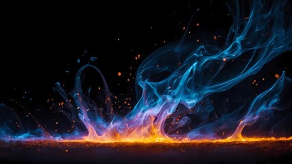 fire and smoke