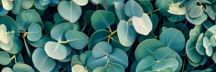 Eucalyptus Branches Intricate Pattern Generative AI