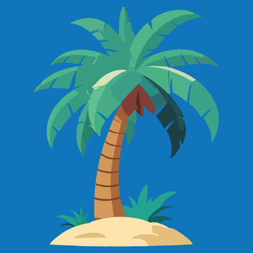 vector and clipart of palm tree