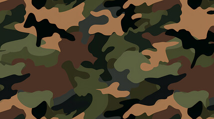 Fototapeta premium Camouflage seamless pattern