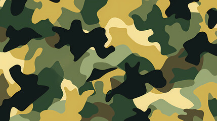 Fototapeta premium Camouflage seamless pattern