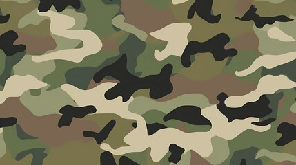 Fototapeta premium Camouflage seamless pattern