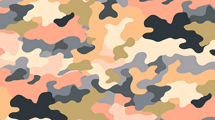 Camouflage seamless pattern