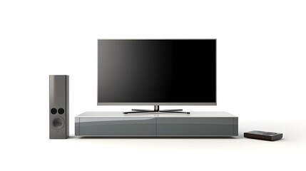 Television and remote control, a home entertainment-centric composition