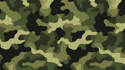 Naklejka premium Flat design camouflage pattern texture